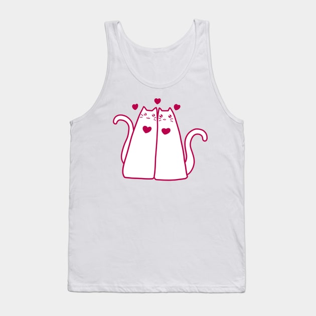 Kitty Friends Tank Top by saradaboru